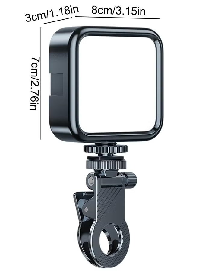 dida-cosmos LED Video Light,Computer Light for Meeting Video Light,Multi-Angle Adjustable & Splicable Multi-Functional Pocket Fill Light LED Selfie Light with Clips Portable Phone Light for Video Shooting Vlogging Kit, 60 Beads 3 Colors 9 Modes 1200mAh Battery, Fill Light for iPhone Photo Camera Computer Laptop TikTok Makeup Video Call - Image 2